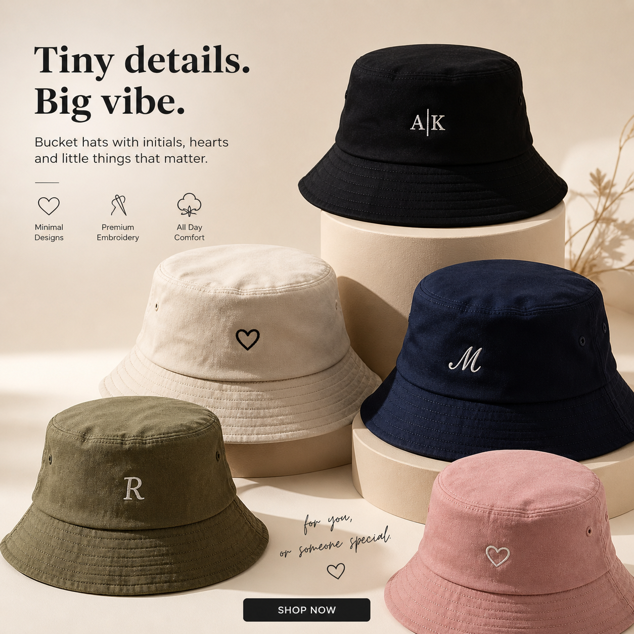 Bucket Caps